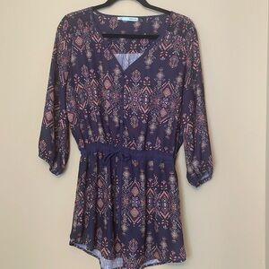 Maurices women’s sheer 3/4 sleeve blouse size Large